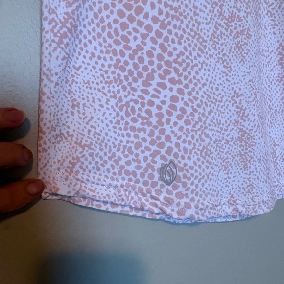 GGBlue Luxe Sport Womens XS Pink Snakeskin Quarter Zip Long Sleeve Golf Top - Picture 4 of 8